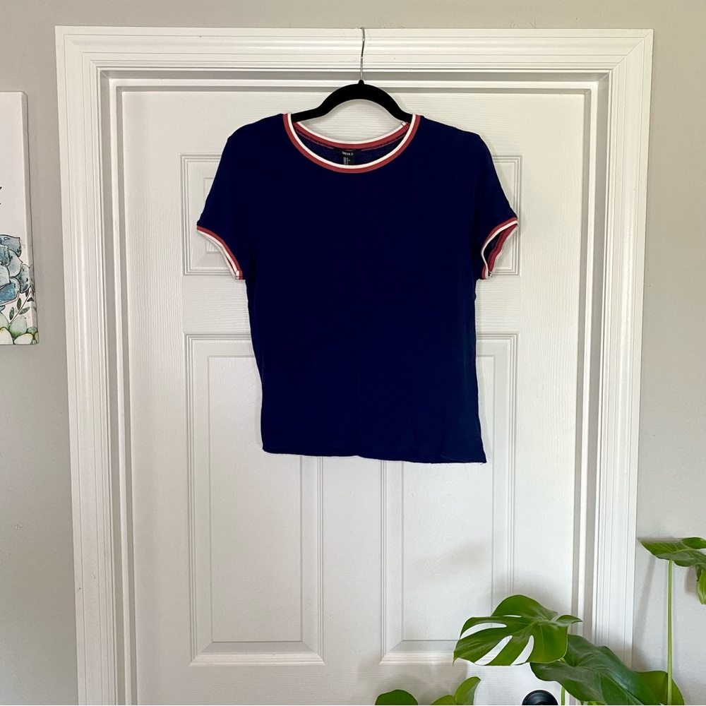 Women's Navy Blue Forever 21 Short Sleeve Tee, Excellent Condition